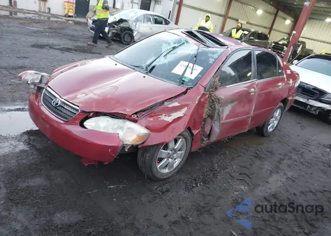 2005 Toyota Corolla Le z USA, uszkodzony, nr VIN 2T1BR30E25C452623